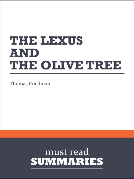 Title details for The Lexus and the Olive Tree - Thomas Friedman by Must Read Summaries - Available